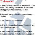 DS3231 AT24C32  SD3078 IIC Module Precision Clock Module DS3231SN for Arduino Memory module