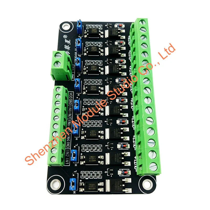 8 Channel MOSFET Module Microcontroller PLC Amplification Field-effect Drive Tube Optocoupler Isolation PWM Control Light Switch