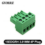 5PCS 15EDG KF15EDGRH 2x2 ~ 12PIN 3.81mm Double Layer Double row pluggable terminal block PCB welding plate Plug Pin Socket