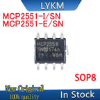 (5-10piece) New Original MCP2551-I/SN MCP2551 MCP2551-E/SN MCP2551E SOP-8 CAN transceiver chip  In Stock