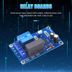 Time Delay Relay Module Adjustable Switch Relay Module 220V Dropping Resistor Accessories for Corridor Staircase Light