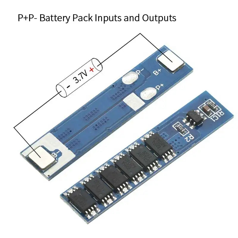 1S 3,7V 6MOS 15A Protection Board BMS PCM for 18650 Lithium Li-ion Rechargeable Battery Protection Circuit Module