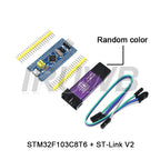 Original STM32F103C8T6 STM32 Minimum System Development Board STM32F401 / 411 Original ST-LINK V2 Simulator Download Programmer