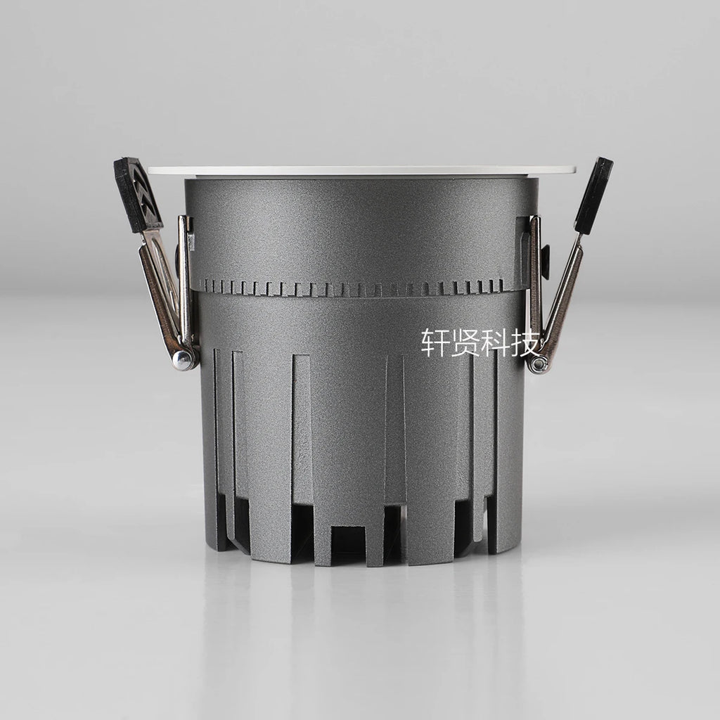 Recessed Zigbee DALI 5 CCT Switchable Matter Tuya BLE Smart LED Spotlight Dimmable Black White Aluminum Ceiling Lamp