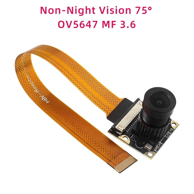Raspberry Pi 5 Camera 5MP 1080P Optional Night Vision Wide Angle IR-CUT FF AF Cameras for RPI 5 Pi5 Zero