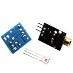 1-10pcs KY-008 650nm Laser Transmitter Module with Laser Sensor Module Non-Modulator Tube Laser Receiver Module Kit for Arduino