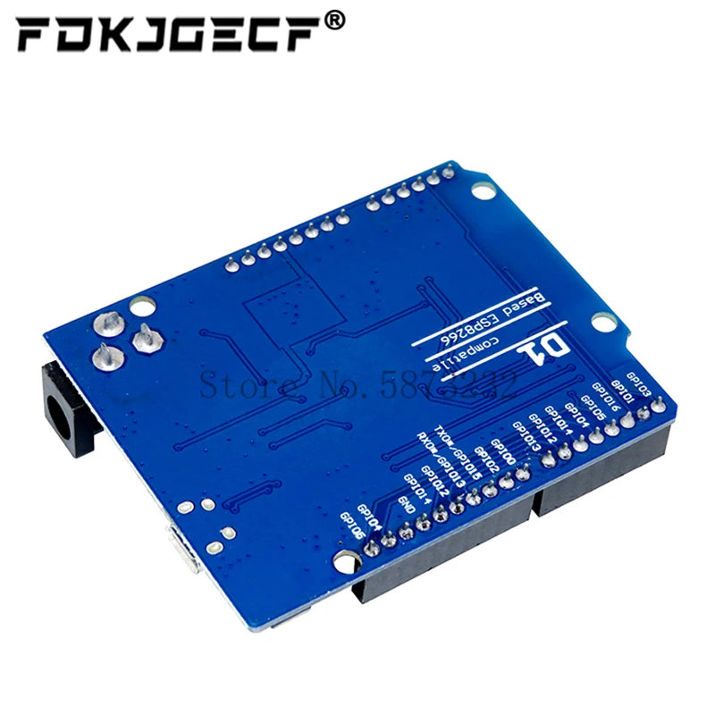 ESP-12E ESP-12F WeMos D1 UNO R3 CH340G WiFi Development Board Based ESP8266 Shield Smart Electronic For Arduino Compatible IDE