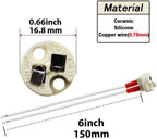 5pcs Bi-Pin Base G4 G6.35 GY6.35 GX5.3 MR16 GZ4 MR11 GU5.3 G5.3 M10 0.75mm Halogen Incandescent Led Socket Ceramic Lamp Holder