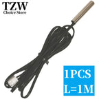 TZW 20CM 30CM 40CM 50CM 1M 2M 3M 5M 10M NTC Thermistor Temperature Sensor Waterproof Probe Wire 10K 1% 3950 W1209 W1401 Cable