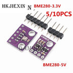 JX 5pcs/10pcs/BME280 5V 3.3V Digital Sensor Temperature Humidity Barometric Pressure Sensor Module I2C SPI 1.8-5V