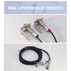 IP65 Waterproof Laser Photoelectric Switch M12 Laser Beam Sensor Detector 25m Distance NPN PNP Photoelectric Proximity Switch