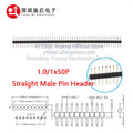 1.0mm Pin Header Connector Single Double Row 1*50P 2*50P SMD SMT Male Female Header Straight Pin Right Angle R/A Socket 1X50pin