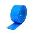1/5m Blue PVC Heat Shrink Tube Width 50mm ~ 500mm Insulated Sleeve Protection Wrap 18650/21700/26650 Lipo Battery Films Case