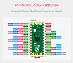 Raspberry Pi Pico 2 RP2350 USB A/Zero Development Board Equipped With Onboard Type-A/C Expansion Port Waveshare RP2350A