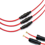 10pcs 5 x 20mm Inline Fuse Holder, porte fusible 12v Fast-Blow Screw Type, with 16 AWG Wire for Fast-Blow Glass Fuse
