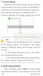 ToolkitRC M8AC Smart Lipo Battery Charger Discharger AC 200W DC 600W 20A for 1-8S LiHV Lipo Battery PD 65W FPV Model Parts Car