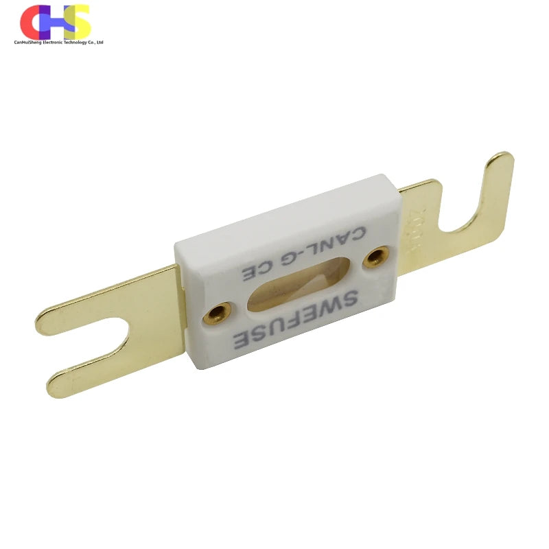 (1-5PCS) Ceramics ANL Bolt-down Fuse 30A 50A 60A 80A 100A 125A 150A 200A 300A 500A 600A For High-Current DC Circuit Protection