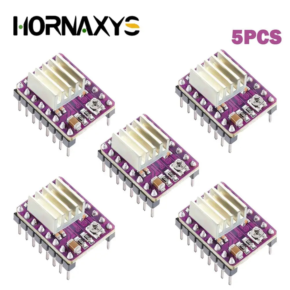 5/10PCS 3D Printer Parts StepStick A4988 DRV8825 Stepper Motor Driver With Heat sink Carrier Reprap RAMPS 1.4