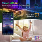 10m 20m 30m 40m Smart RGB LED Strip Lights Bluetooth App Control Music Sync DC24V LED RGB Tape Backing for Bedroom Home Decor
