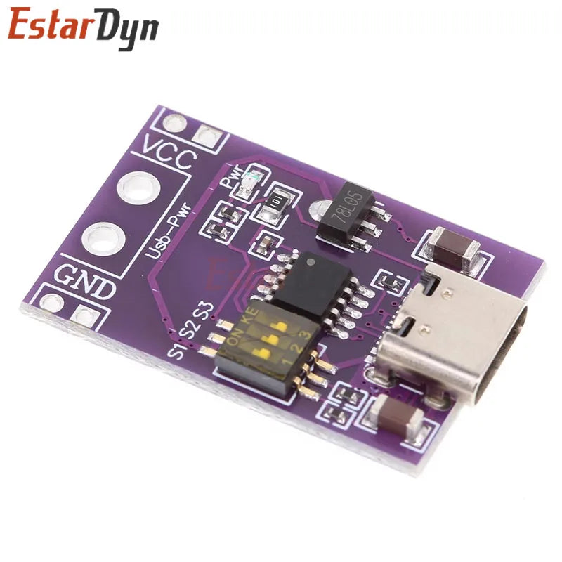 4pcs CH224K Module Type-C QC AFC PD2.0 PD3.0 to DC Spoof Scam Fast Charge Trigger Polling Detector 5V 9V 12V 15V 20V