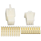 10Sets DJ7021A 2/3/4/6/9Pin 2.8mm Series Electrical Wire Connector Male Female Cable Terminal Plug Kits for Motorcycle Ebike Car