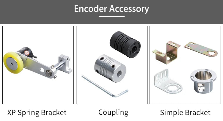 ABILKEEN Dia 58mm Incremental Rotary Encoder Optoelectronic Encoder 12/15MM Through-Hole Shaft RHI58 Photoelectricity Encoder