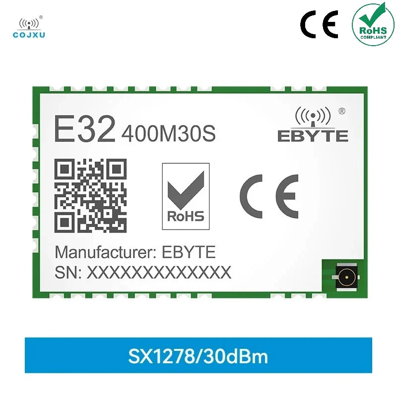 SX1278 SX1276 LoRa Wireless Module E32-400M20S E32-400M30S E32-900M20S E32-900M30S Ebyte E32-MSeries LoRa Spread Spectrum Module