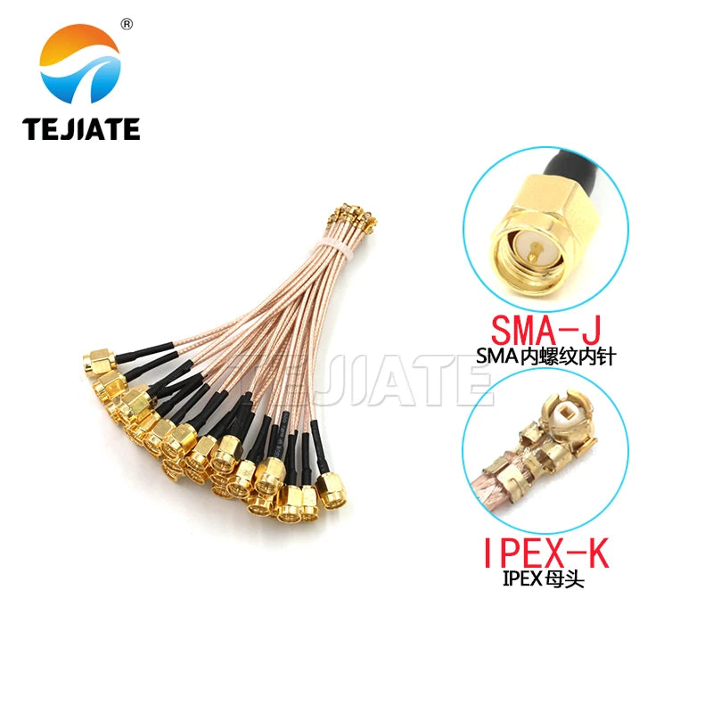 1PCS SMA-J/UF. L-RG178 SMA male to RF Antena UFL Seat RF coaxial cable SMA-J to uFL/u.FL/RF Antena UFL Seat female adapter