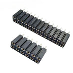 10pc 2.54mm PH7 Extra Insulation Dual 2x1-40P Single 1X1-40P PCB IC Crystal Transistor Round Hole Socket Connector Female Header