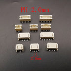 10Pcs JST XH 2.54/PH 2.0/ZH 1.5/1.25mm / SH 1.0mm Pitch Male Plug Pin Header Socket Horizontal/Vertical SMD Connector 2/3/4/5/6P