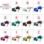 1pc  Fakra Male Plug A/B/C/D/E/F/G/H/I/K/Z RF Coaxial Connectors Soldering Wire for RG316 /RG174 Pigtail Cable Wholesale