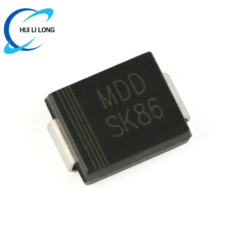 100/10pcs SS86 SMC SK86 SK84C SMD SS860 DO-214AB 60V/8A  Schottky Diodes Rectifier New Original