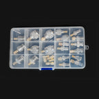 24PCS SMA RF Coaxial Adapter Kit SMA M/F to TNC UHF BNC N F Male Female Coax Cable Connector WiFi Radio Antenna Converter Set