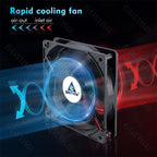 Gdstime 120mm USB PC Fan 5V 12V 24V 48V 12cm DC Brushless Cooling Fan 12025 2PIN 3PIN 4PIN Ball Computer Case Fan Waterproof Fan