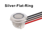 1 pc 16mm Ultra Short Metal Push Button Switch With Wire Momentary Reset With LED Light Flat/High Head 3V5V6V 12V24V Jog Switch