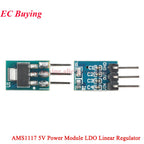 100Pcs/1pc AMS1117 3.3V 5V Power Supply Module AMS1117-3.3 AMS1117-5.0 LDO Linear Voltage Regulator Board 800mA PCB