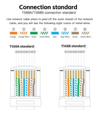 10PCs Cat6A Cat7 Pass Through Shielded RJ45 connectors 8P8C Gold Plated Modular Cat 7 Fast Transmition Data Plug Crystal Head