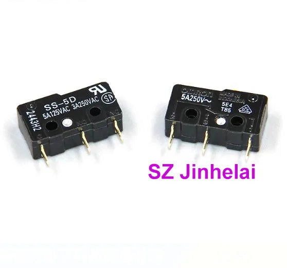 10pcs Authentic Original Omron Micro Switch SS-5 5GL 5GL2 5GL13  5GL111 5-F 5GL-F 5GL2-F 5D