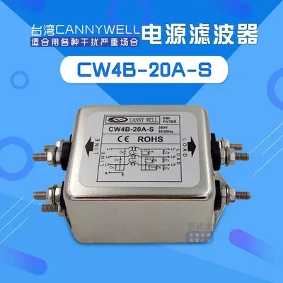 Taiwan EMI Purification Power Filter CW4B 10A 20A 30A Three-phase Three-wire S Anti-interference AC 380V