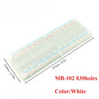 1pcs Breadboard MB102 ZY-204 PCB Bread Board 170-1600 Point Prototype PCB Solderless Breadboards Protoboard Circuit PCB DIY Kit
