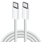 60W Type C to Type C Cable Data Line For Iphone 15 16 17 Samsung Xiaomi Fast Charging USB C to C Cable Type C Data Charger 1m2m