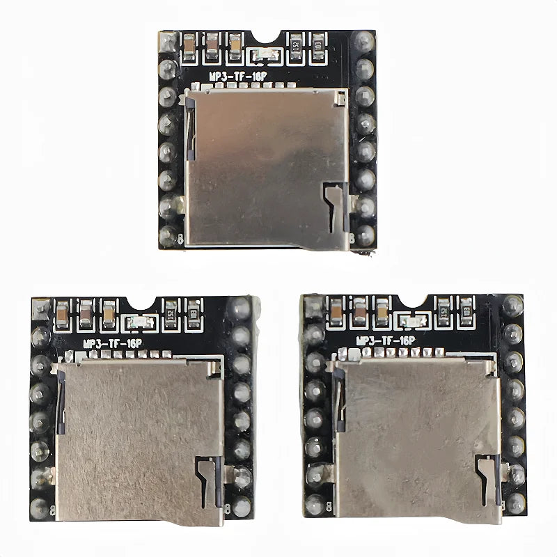1-10PCS Mini MP3 Player Module V3.0 16P TF Card U Disk Mini MP3 DF Player Audio Voice Module Board For Arduino