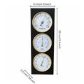 Classic Wall Barometer with Hygrometer and Thermometer for Accurate Indoor Weather Tracking Home Decor