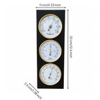Classic Wall Barometer with Hygrometer and Thermometer for Accurate Indoor Weather Tracking Home Decor