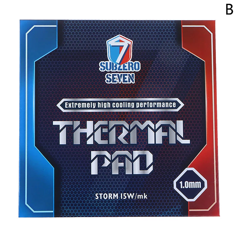 1pc SubZero Seven-Ultimate 12.8W/MK Thermal Pad CPU/GPU Graphics Motherboard Silicone Grease Pad Heat Dissipation Silicone Pad