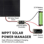 3Pcs CN3795 MPPT Solar Charger Control for 18650 Lithium Battery 4.2V Charge IoT Arduino LoRa Node Solar Panel Regulator Module