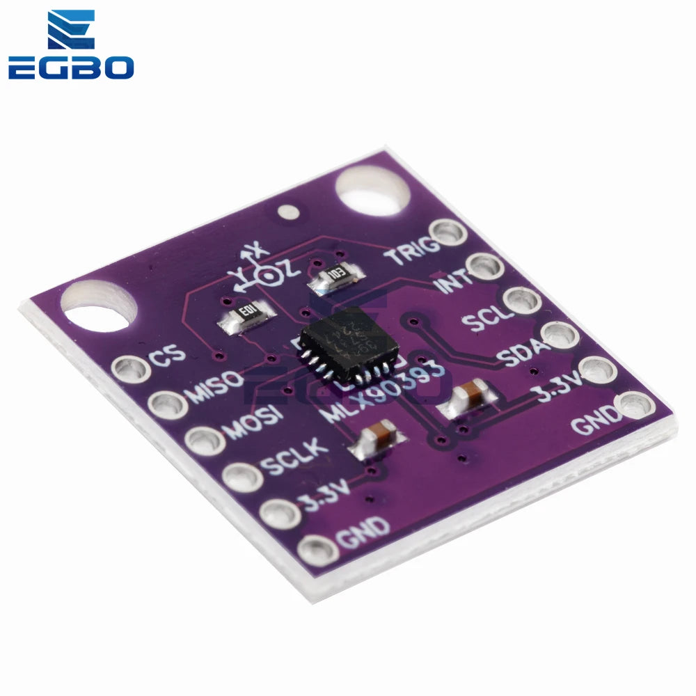 MLX90393 three digital Hall sensor 3D position of the rotational angular displacement Sensor Board Contactless for arduino