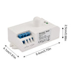 Microwave Radar Sensor Light Switch Body Motion SK-807K-DC DC 12V-24V 5.8GHz With Shell