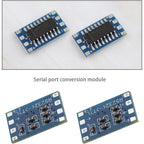 10PCS Mini RS232 MAX3232 to TTL Level Converter Serial Module Board Adapter 3~5V MAX3232 Breakout Board Computer Serial Adapters