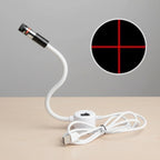 USB Sewing Machine Quilting Light with Adjustable Dot/Straight Line/Crosshair Red Laser Positioning Light for Precise Stitching